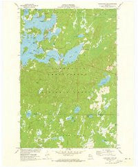 Namekagon Lake Wisconsin Historical topographic map, 1:24000 scale, 7.5 X 7.5 Minute, Year 1971