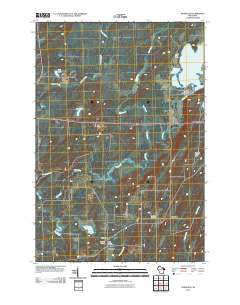 Nashville Wisconsin Historical topographic map, 1:24000 scale, 7.5 X 7.5 Minute, Year 2010