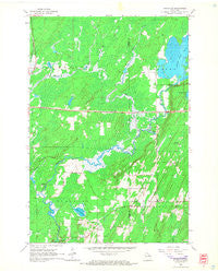 Nashville Wisconsin Historical topographic map, 1:24000 scale, 7.5 X 7.5 Minute, Year 1965