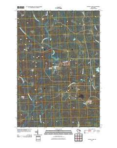 Natzke Camp Wisconsin Historical topographic map, 1:24000 scale, 7.5 X 7.5 Minute, Year 2010