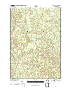 Natzke Camp Wisconsin Historical topographic map, 1:24000 scale, 7.5 X 7.5 Minute, Year 2013