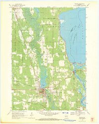 Necedah Wisconsin Historical topographic map, 1:24000 scale, 7.5 X 7.5 Minute, Year 1969