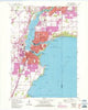 Neenah Wisconsin Historical topographic map, 1:24000 scale, 7.5 X 7.5 Minute, Year 1955
