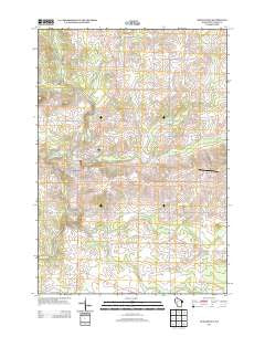 Neillsville Wisconsin Historical topographic map, 1:24000 scale, 7.5 X 7.5 Minute, Year 2013