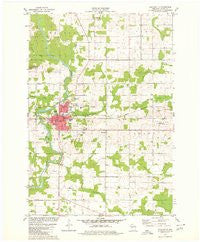 Neillsville Wisconsin Historical topographic map, 1:24000 scale, 7.5 X 7.5 Minute, Year 1979