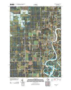 Nekoosa Wisconsin Historical topographic map, 1:24000 scale, 7.5 X 7.5 Minute, Year 2010