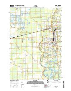 Nekoosa Wisconsin Current topographic map, 1:24000 scale, 7.5 X 7.5 Minute, Year 2015