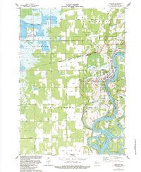 Nekoosa Wisconsin Historical topographic map, 1:24000 scale, 7.5 X 7.5 Minute, Year 1984