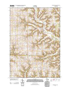 Nerike Hill Wisconsin Historical topographic map, 1:24000 scale, 7.5 X 7.5 Minute, Year 2013