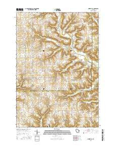 Nerike Hill Wisconsin Current topographic map, 1:24000 scale, 7.5 X 7.5 Minute, Year 2015