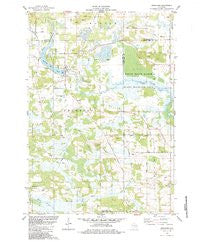 Neshkoro Wisconsin Historical topographic map, 1:24000 scale, 7.5 X 7.5 Minute, Year 1984