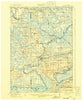 Neshkoro Wisconsin Historical topographic map, 1:62500 scale, 15 X 15 Minute, Year 1918