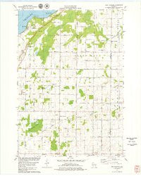New Franken Wisconsin Historical topographic map, 1:24000 scale, 7.5 X 7.5 Minute, Year 1978