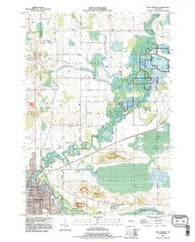 New London Wisconsin Historical topographic map, 1:24000 scale, 7.5 X 7.5 Minute, Year 1992