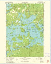 New Post Wisconsin Historical topographic map, 1:24000 scale, 7.5 X 7.5 Minute, Year 1972