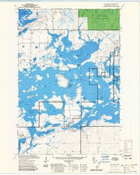 New Post Wisconsin Historical topographic map, 1:24000 scale, 7.5 X 7.5 Minute, Year 1972