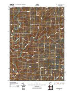New Diggings Wisconsin Historical topographic map, 1:24000 scale, 7.5 X 7.5 Minute, Year 2010