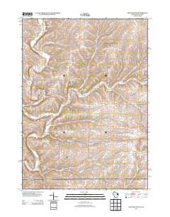 New Diggings Wisconsin Historical topographic map, 1:24000 scale, 7.5 X 7.5 Minute, Year 2013