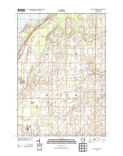 New Franken Wisconsin Historical topographic map, 1:24000 scale, 7.5 X 7.5 Minute, Year 2013