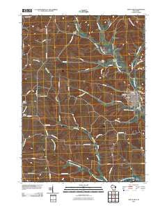 New Glarus Wisconsin Historical topographic map, 1:24000 scale, 7.5 X 7.5 Minute, Year 2010