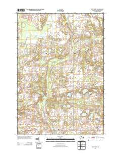 New Hope Wisconsin Historical topographic map, 1:24000 scale, 7.5 X 7.5 Minute, Year 2013