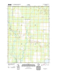 New Miner Wisconsin Historical topographic map, 1:24000 scale, 7.5 X 7.5 Minute, Year 2013