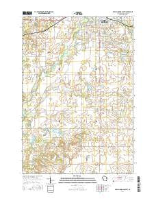 New Richmond South Wisconsin Current topographic map, 1:24000 scale, 7.5 X 7.5 Minute, Year 2015