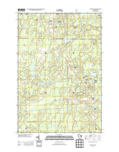 Newald Wisconsin Historical topographic map, 1:24000 scale, 7.5 X 7.5 Minute, Year 2013
