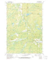 Newald Wisconsin Historical topographic map, 1:24000 scale, 7.5 X 7.5 Minute, Year 1972