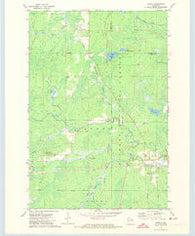 Newald Wisconsin Historical topographic map, 1:24000 scale, 7.5 X 7.5 Minute, Year 1972