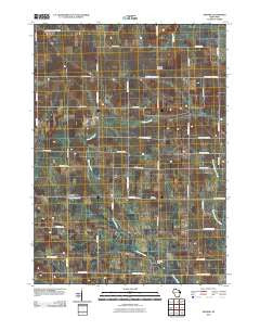 Newark Wisconsin Historical topographic map, 1:24000 scale, 7.5 X 7.5 Minute, Year 2010