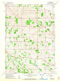 Newark Wisconsin Historical topographic map, 1:24000 scale, 7.5 X 7.5 Minute, Year 1962