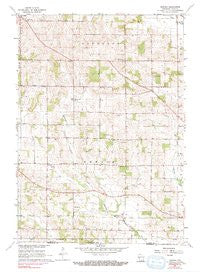 Newark Wisconsin Historical topographic map, 1:24000 scale, 7.5 X 7.5 Minute, Year 1962