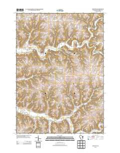 Newton Wisconsin Historical topographic map, 1:24000 scale, 7.5 X 7.5 Minute, Year 2013