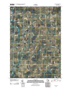 Nichols Wisconsin Historical topographic map, 1:24000 scale, 7.5 X 7.5 Minute, Year 2010