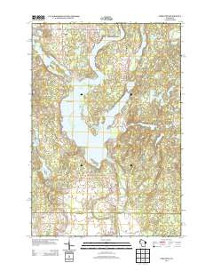 Nobleton Wisconsin Historical topographic map, 1:24000 scale, 7.5 X 7.5 Minute, Year 2013