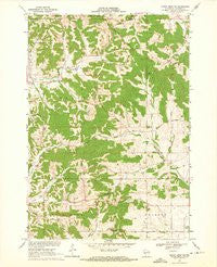 North Bend NE Wisconsin Historical topographic map, 1:24000 scale, 7.5 X 7.5 Minute, Year 1969