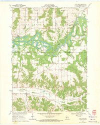 North Bend Wisconsin Historical topographic map, 1:24000 scale, 7.5 X 7.5 Minute, Year 1969