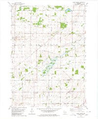 North Bristol Wisconsin Historical topographic map, 1:24000 scale, 7.5 X 7.5 Minute, Year 1980