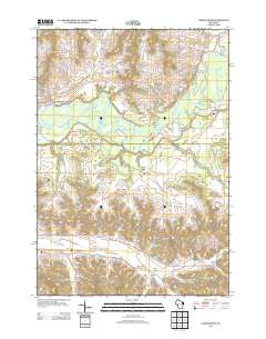 North Bend Wisconsin Historical topographic map, 1:24000 scale, 7.5 X 7.5 Minute, Year 2013