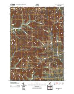 North Bend NE Wisconsin Historical topographic map, 1:24000 scale, 7.5 X 7.5 Minute, Year 2010