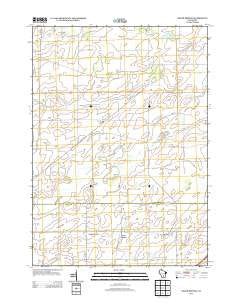 North Bristol Wisconsin Historical topographic map, 1:24000 scale, 7.5 X 7.5 Minute, Year 2013