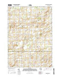 North Bristol Wisconsin Current topographic map, 1:24000 scale, 7.5 X 7.5 Minute, Year 2016