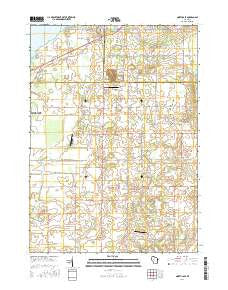 North Cape Wisconsin Current topographic map, 1:24000 scale, 7.5 X 7.5 Minute, Year 2016