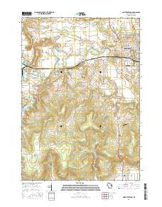 North Freedom Wisconsin Current topographic map, 1:24000 scale, 7.5 X 7.5 Minute, Year 2016