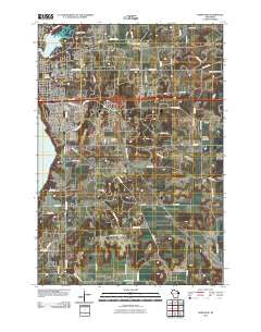 Northline Wisconsin Historical topographic map, 1:24000 scale, 7.5 X 7.5 Minute, Year 2010