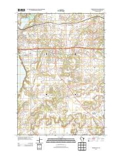 Northline Wisconsin Historical topographic map, 1:24000 scale, 7.5 X 7.5 Minute, Year 2013