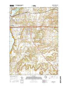 Northline Wisconsin Current topographic map, 1:24000 scale, 7.5 X 7.5 Minute, Year 2015