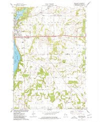 Northline Wisconsin Historical topographic map, 1:24000 scale, 7.5 X 7.5 Minute, Year 1974
