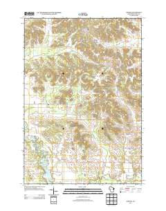 Norton Wisconsin Historical topographic map, 1:24000 scale, 7.5 X 7.5 Minute, Year 2013